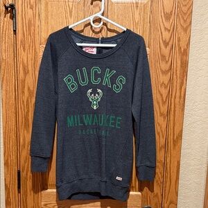NBA Milwaukee Bucks Women's Sweatshirt - Black